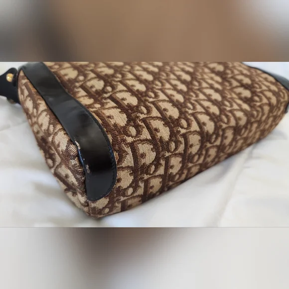Vintage Christian Dior TrotterBrownShoulder Bag